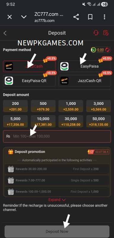 GoCashPK-Game